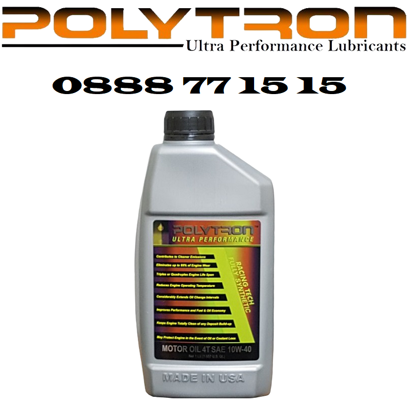 POLYTRON SAE 10W40 - Полусинтетично моторно масло - интервал на смяна 25 000км.