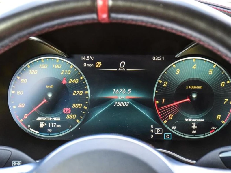 Mercedes-Benz C 63 AMG * AMG Carbon* CARFAX* , снимка 14 - Автомобили и джипове - 53013112