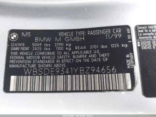 BMW M5 * CARFAX * АВТОКРЕДИТ БЕЗ ПЪРВОНАЧАЛНА ВНОСКА * , снимка 9 - Автомобили и джипове - 55045240
