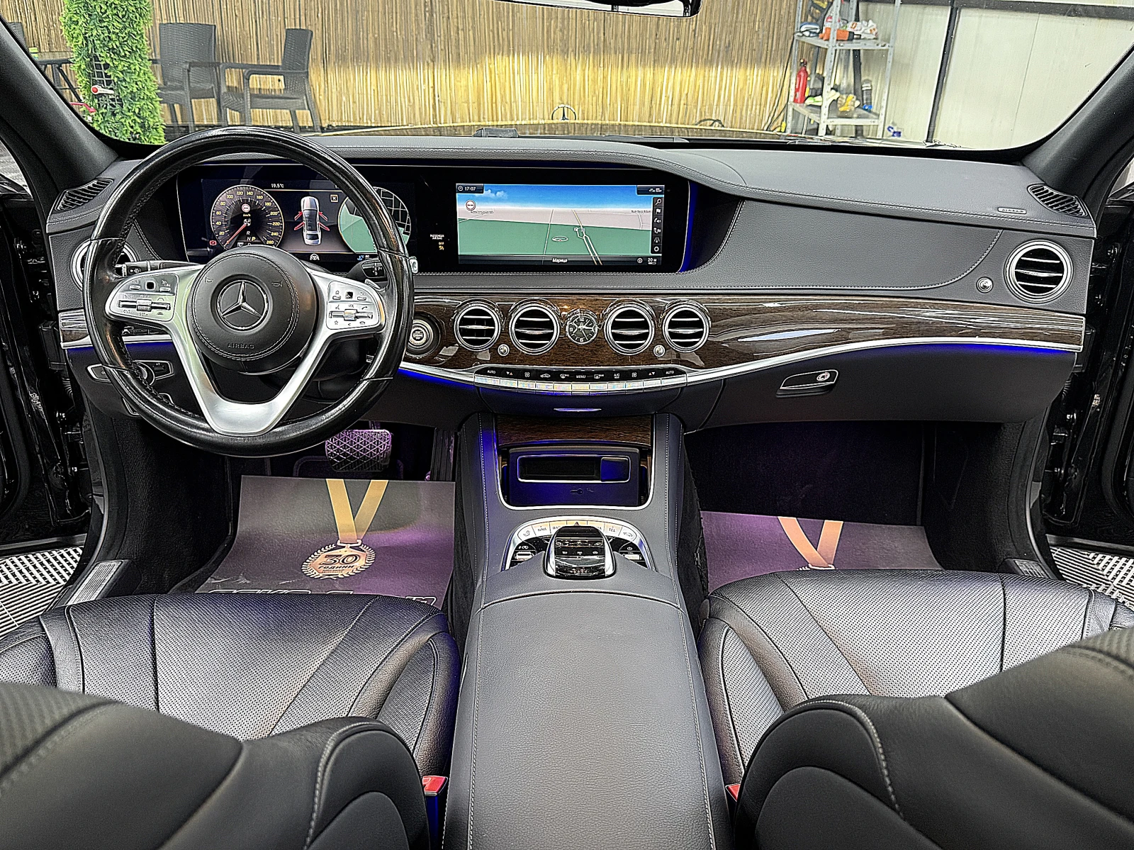 Mercedes-Benz S 400 4-MATIC/AMG-line/360-k/facelift/LONG/СОБСВЕН ЛИ-Г, снимка 14 - Автомобили и джипове - 56210461