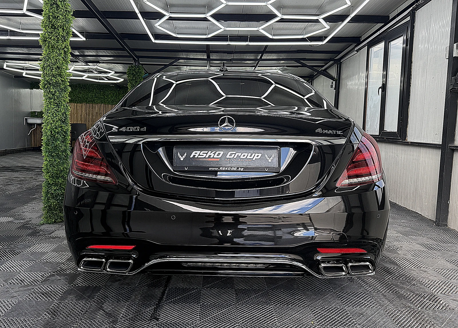 Mercedes-Benz S 400 4-MATIC/AMG-line/360-k/facelift/LONG/СОБСВЕН ЛИ-Г, снимка 5 - Автомобили и джипове - 56210461
