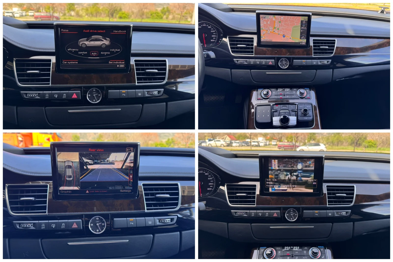 Audi A8 4.2TDI L* 3xTV* VIP* B&O* NightVision* MATRIX* FUL, снимка 14 - Автомобили и джипове - 54228196