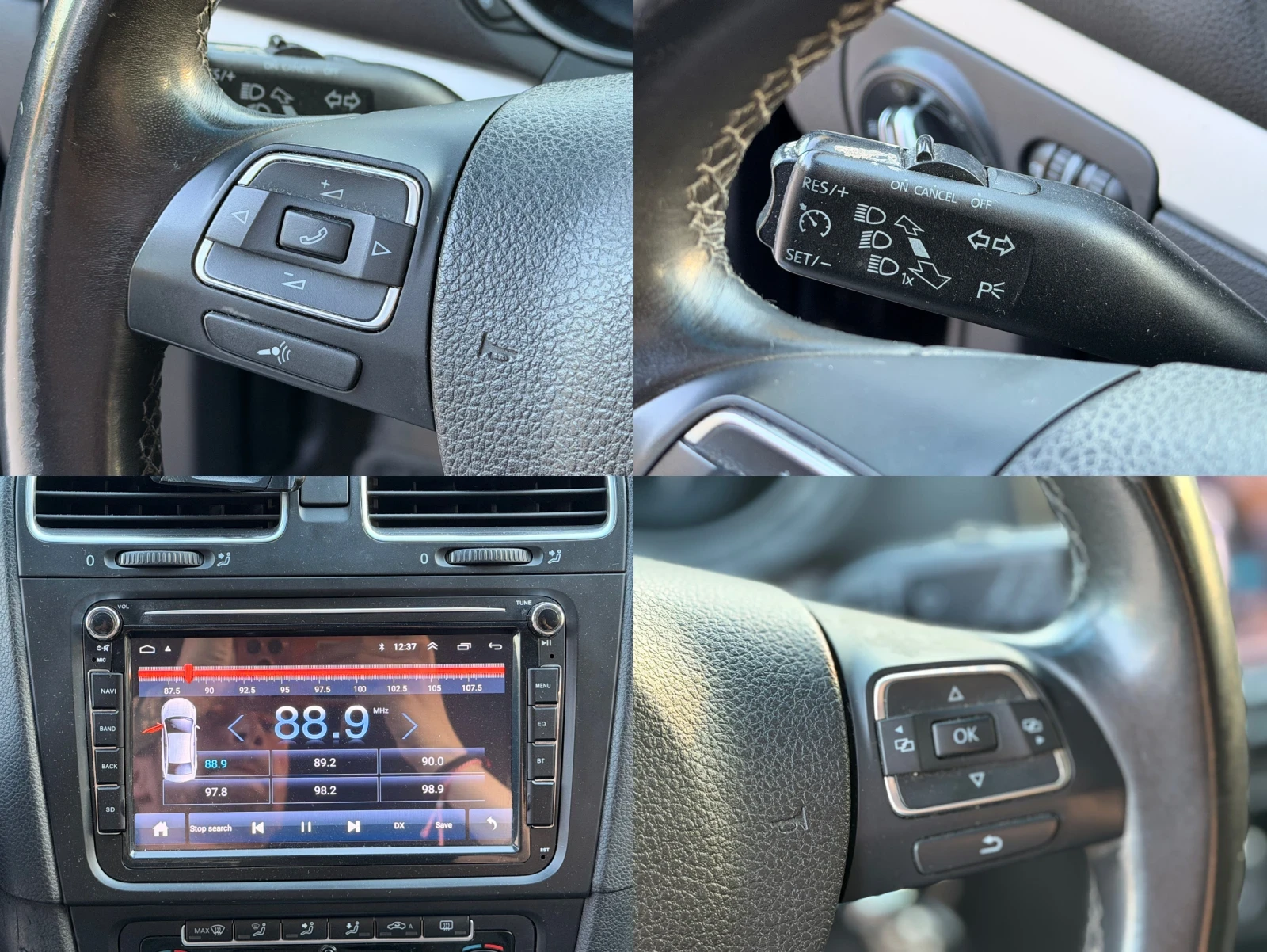 VW Golf 2.0TDI/АВТОМАТИК/ОБСЛУЖЕН, снимка 14 - Автомобили и джипове - 54430311