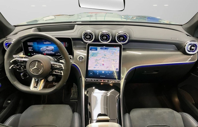 Mercedes-Benz GLC 63 AMG S* E-PERFOR* COUPE* 4M* PANO* HEAD-UP* BURM-3D* DI, снимка 10 - Автомобили и джипове - 51997346