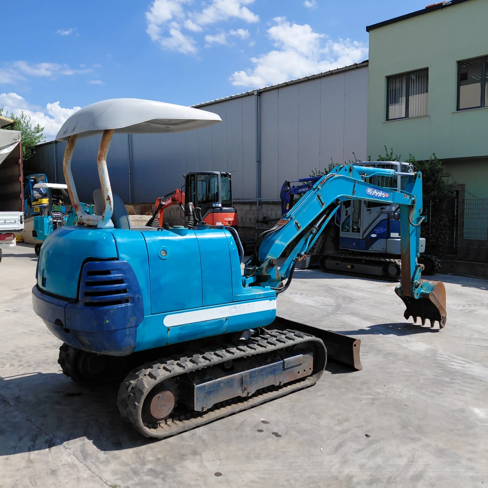Багер Kubota К-025 * 2 КОФИ * 870 МОТОЧАСА * КАТО НОВ * , снимка 5 - Индустриална техника - 54162291