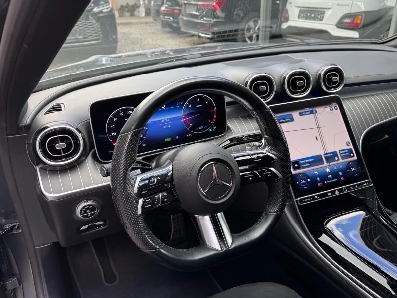 Mercedes-Benz C 220 d AMG* Night* EQ BOOST Mild Hybrid, снимка 10 - Автомобили и джипове - 52077278