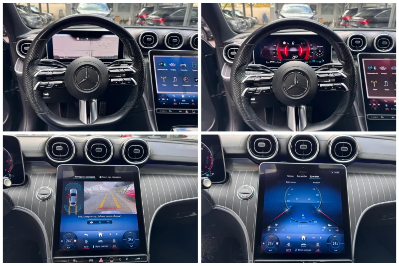 Mercedes-Benz C 220 d AMG* Night* EQ BOOST Mild Hybrid, снимка 13 - Автомобили и джипове - 52077278