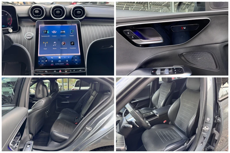 Mercedes-Benz C 220 d AMG* Night* EQ BOOST Mild Hybrid, снимка 14 - Автомобили и джипове - 52077278