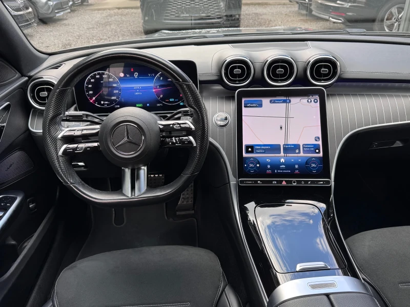 Mercedes-Benz C 220 d AMG* Night* EQ BOOST Mild Hybrid, снимка 11 - Автомобили и джипове - 52077278