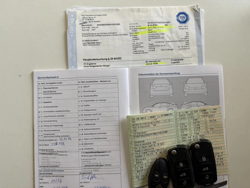 VW Sharan 2.0TDI* DSG* 170к.с* СЕРВИЗНА КНИЖКА С ПЪЛНА ИСТОР, снимка 15 - Автомобили и джипове - 52672750