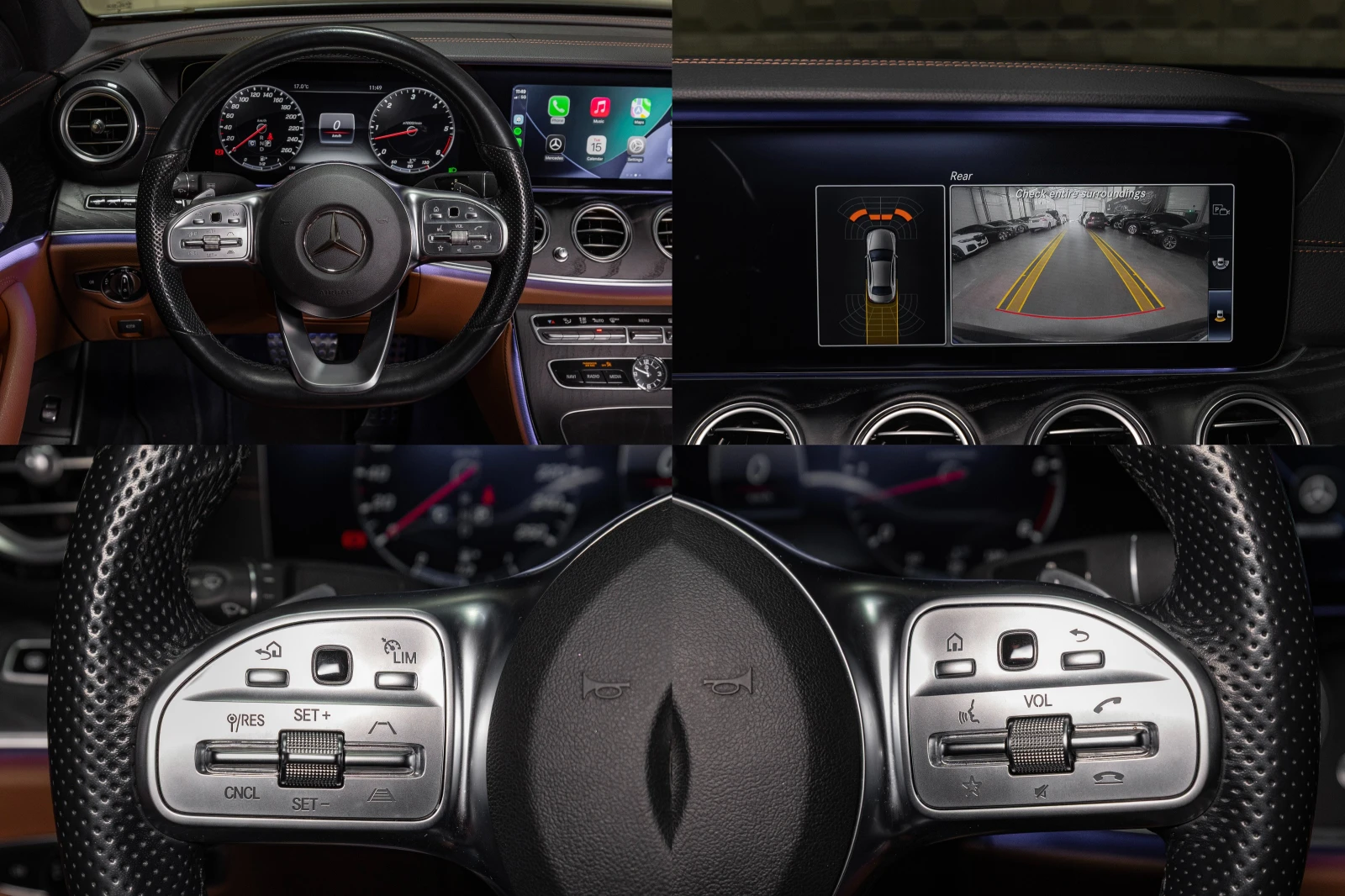 Mercedes-Benz E 400 4Matic| Airmatic| Distronic| Гаранция, снимка 16 - Автомобили и джипове - 56116607