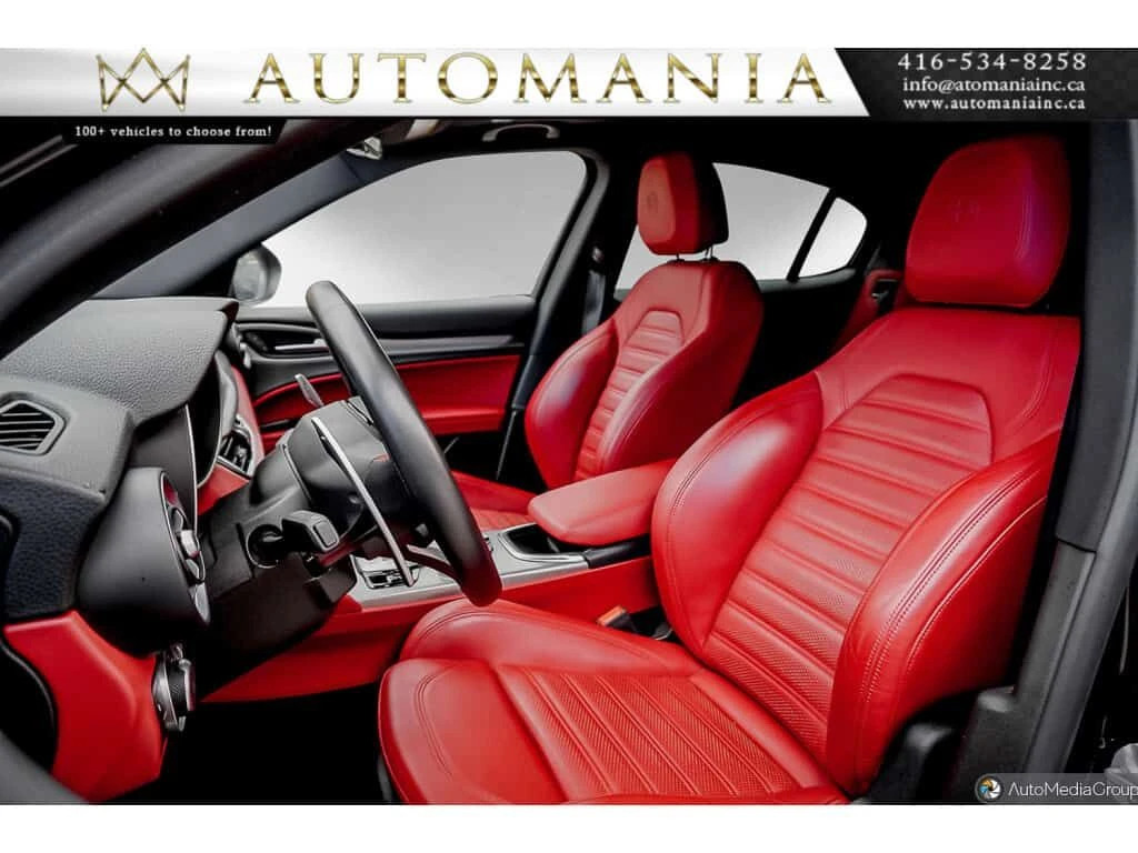 Alfa Romeo Stelvio * TI SPORT/RED INTR/1OWN/CARFAX VERIFIED * CARFAX , снимка 11 - Автомобили и джипове - 53975623