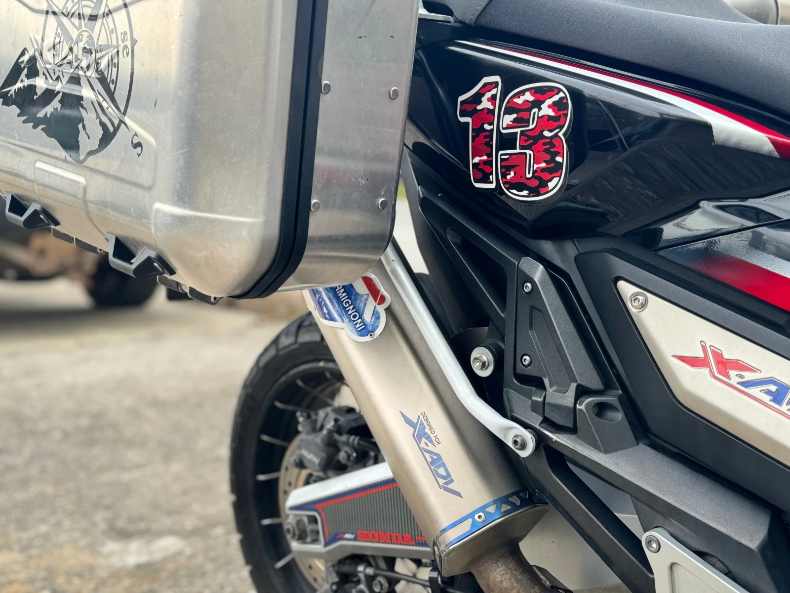 Honda X-ADV 750i Tricolore, Termignoni, КУФАРИ - изображение 10