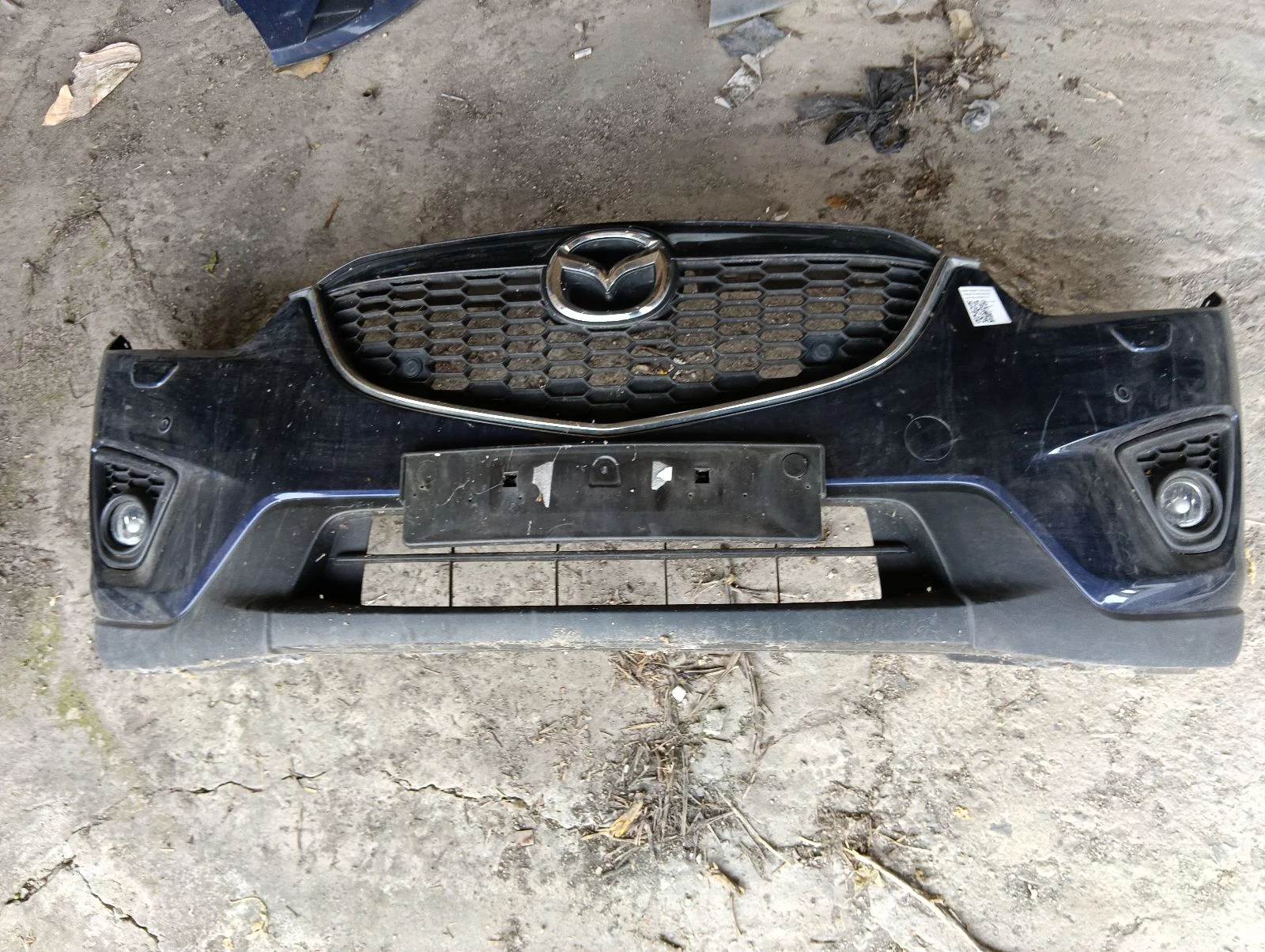 броня предна тъмносиня с парктроник и пръскалки Mazda CX 5