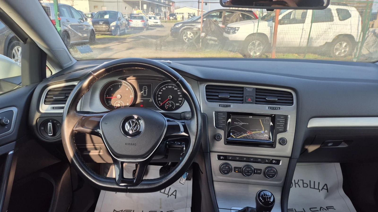 VW Golf 1.6TDI ПАРК АСИСТЕНТ НАВИ РЕАЛНИ КМ ВИДЕО ЛИЗИНГ  - изображение 9