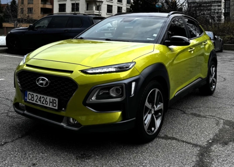 Hyundai Kona 4x4 Всички екстри, закупена от Хюндай България, снимка 3 - Автомобили и джипове - 52698326
