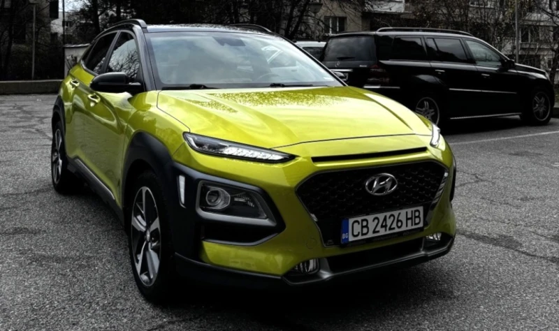 Hyundai Kona 4x4 Всички екстри, закупена от Хюндай България, снимка 2 - Автомобили и джипове - 52698326