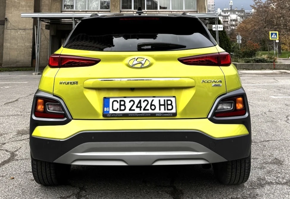 Hyundai Kona 4x4 Всички екстри, закупена от Хюндай България - изображение 6
