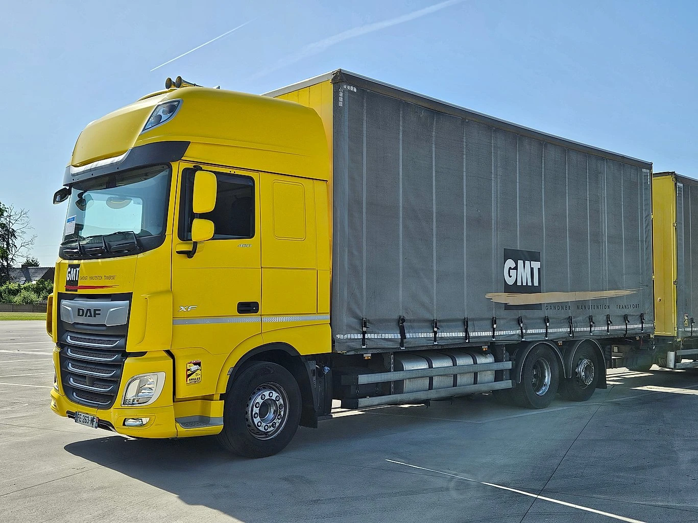 Daf XF 480 + Ремарке Samro в тандем и отделно