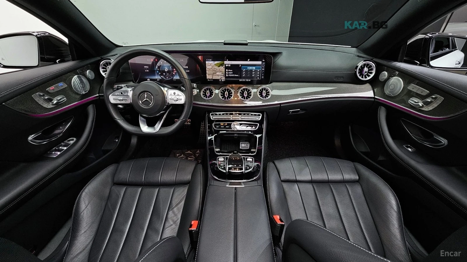 Mercedes-Benz E 450 4MATIC* ПОДГРЕВ* ОБДУХВ* BURMASTER* PANO* 360* HUD, снимка 7 - Автомобили и джипове - 54812271