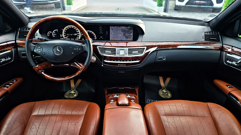 Mercedes-Benz S 350 4МАТ/FACE/DESIGNO/DISTR/CAMERA/HARMAN/ОБДУХ/ВАКУУМ, снимка 8 - Автомобили и джипове - 53117850