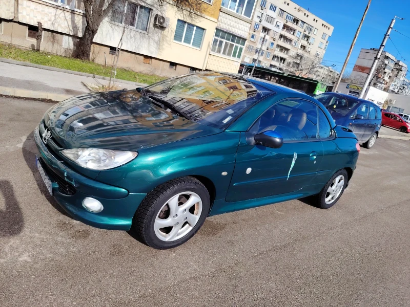 Peugeot 206 206 cc cabrio 2004 г 109 к.с бензин, снимка 2 - Автомобили и джипове - 53362757
