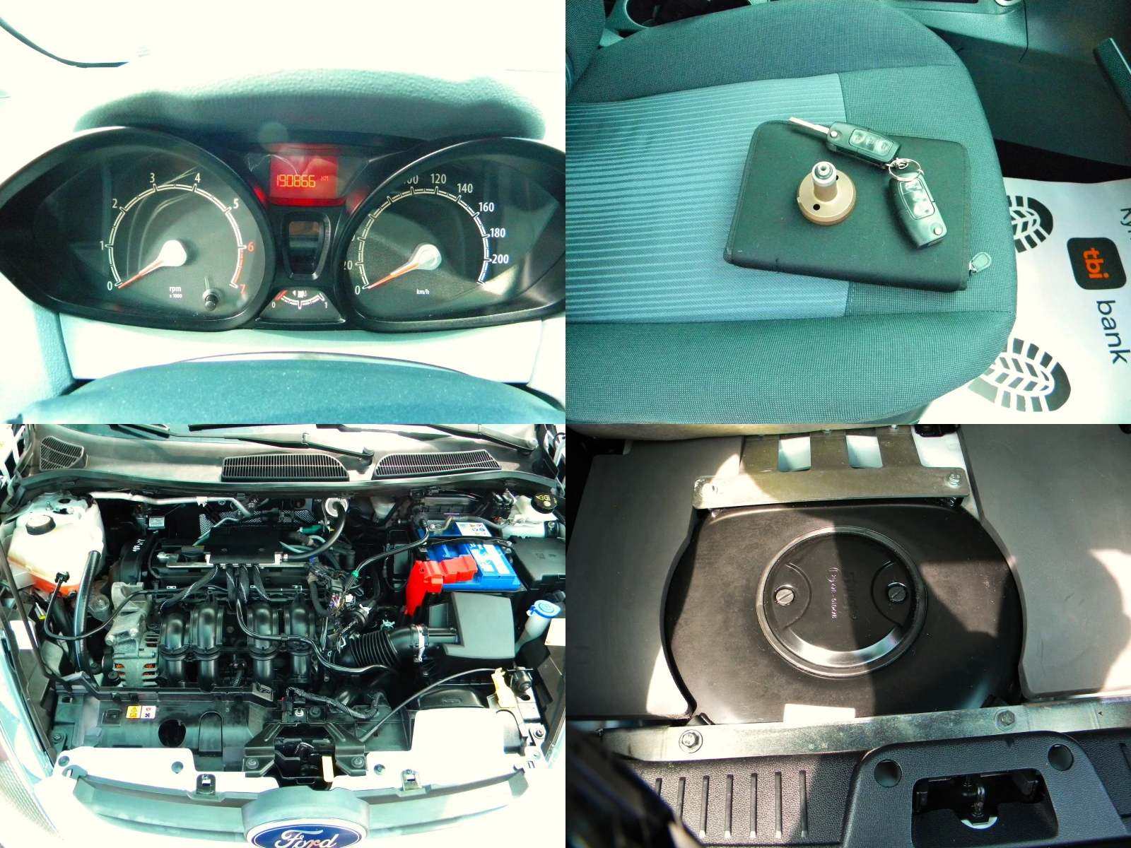 Ford Fiesta 1.4-ГАЗ-BRC* FACE LIFT* КАТО НОВА* EURO5A - изображение 9