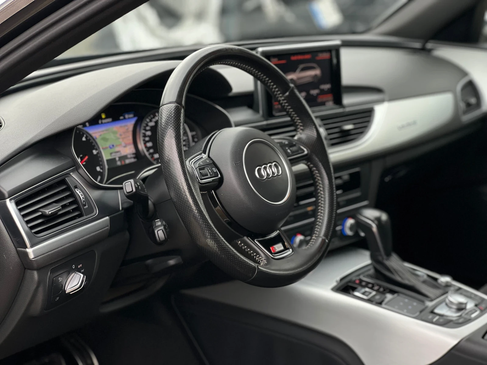 Audi A6 3.0TDI-QUATTRO / 3X S-LINE / DISTRONIC+ /КАМЕРА, снимка 9 - Автомобили и джипове - 53233890