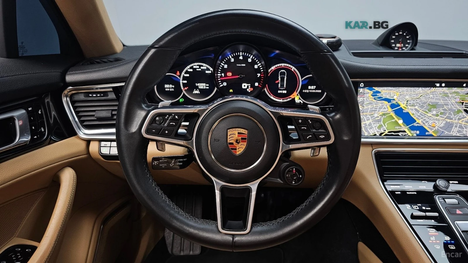 Porsche Panamera AWD* 3.0* ПОДГРЕВ* ОБДУХВАНЕ* 360* КАМЕРА* , снимка 6 - Автомобили и джипове - 55804401