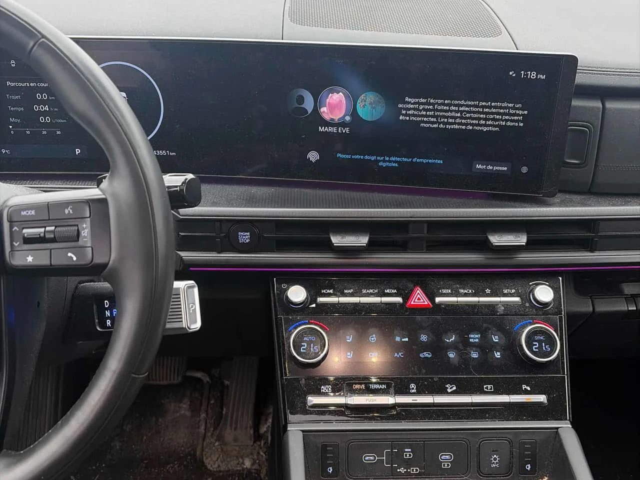 Hyundai Santa fe  Ultimate Calligraphy /360/DISTRONIC/ОБДУХВАНЕ , снимка 9 - Автомобили и джипове - 54109467