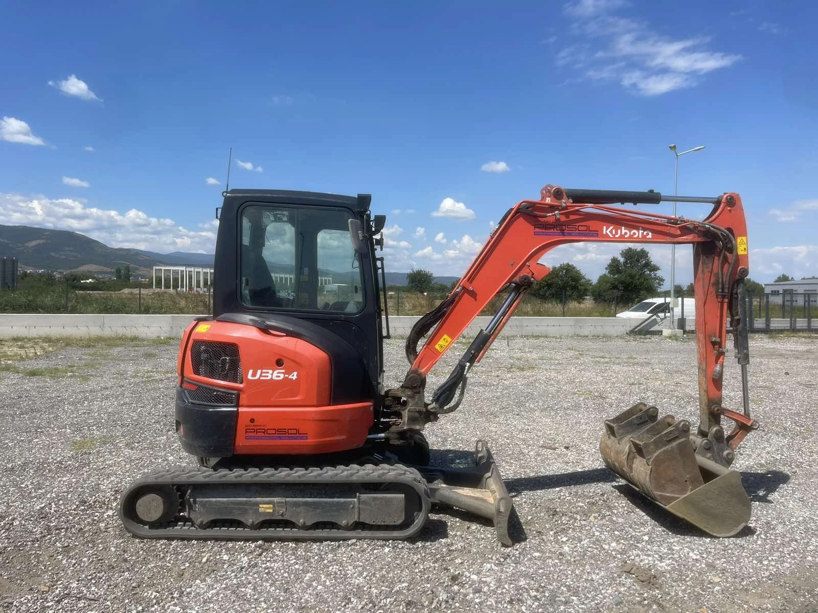 Багер Kubota u36-4, снимка 2 - Индустриална техника - 55546548