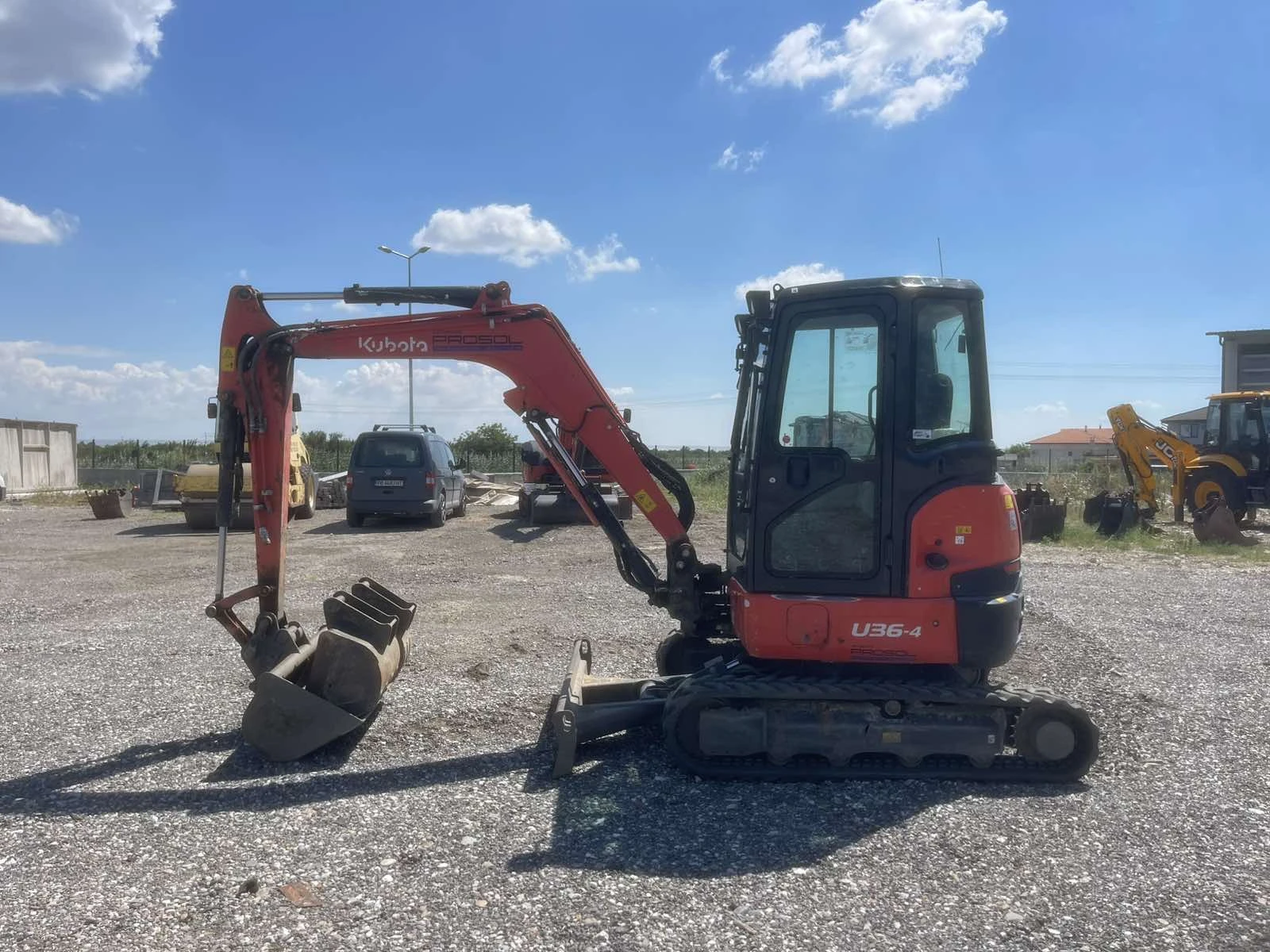 Багер Kubota u36-4, снимка 3 - Индустриална техника - 55546548