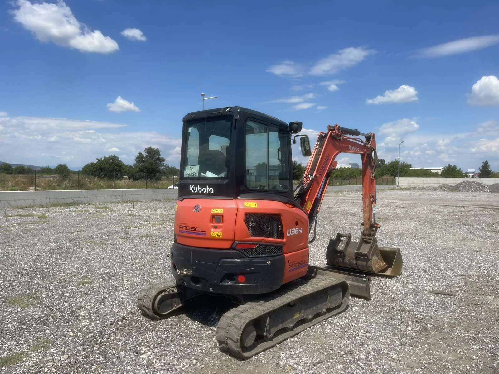 Багер Kubota u36-4, снимка 4 - Индустриална техника - 55546548