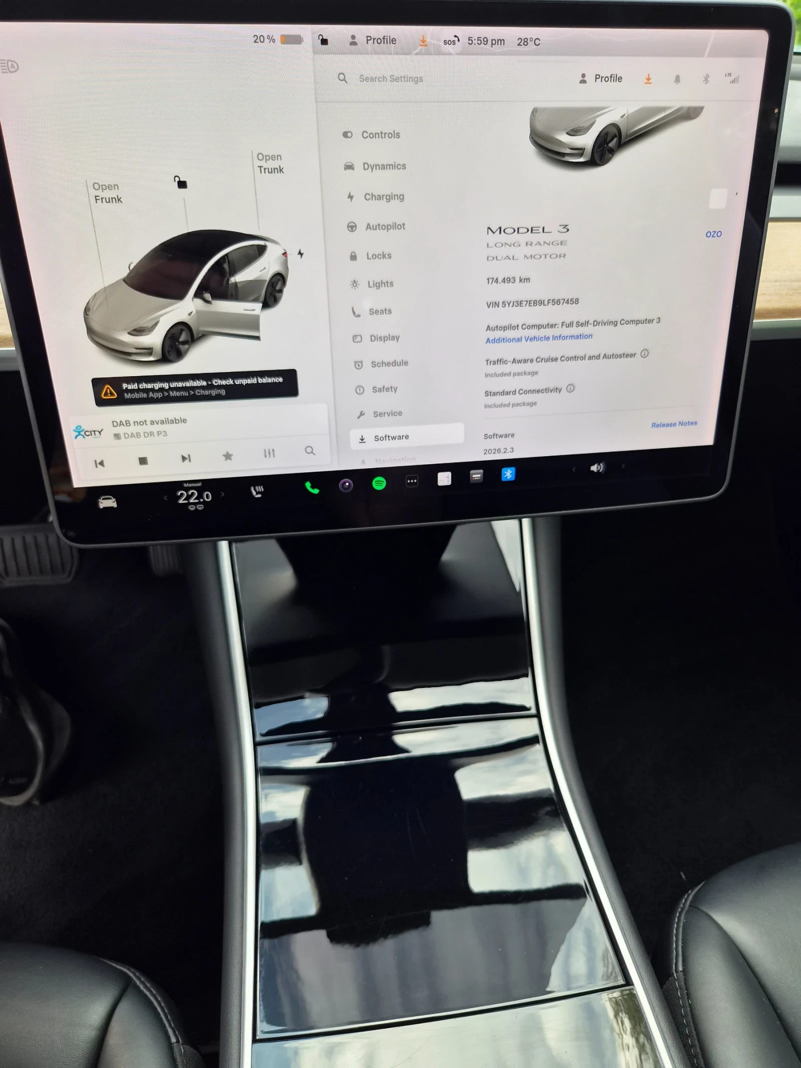 Tesla Model 3 20г./Long Range/Dual Motor , снимка 13 - Автомобили и джипове - 55148145