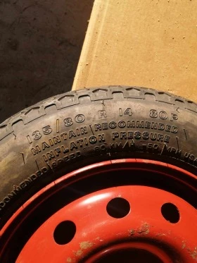 Гуми с джанти Firestone 135/80R14, снимка 4 - Гуми и джанти - 47730968