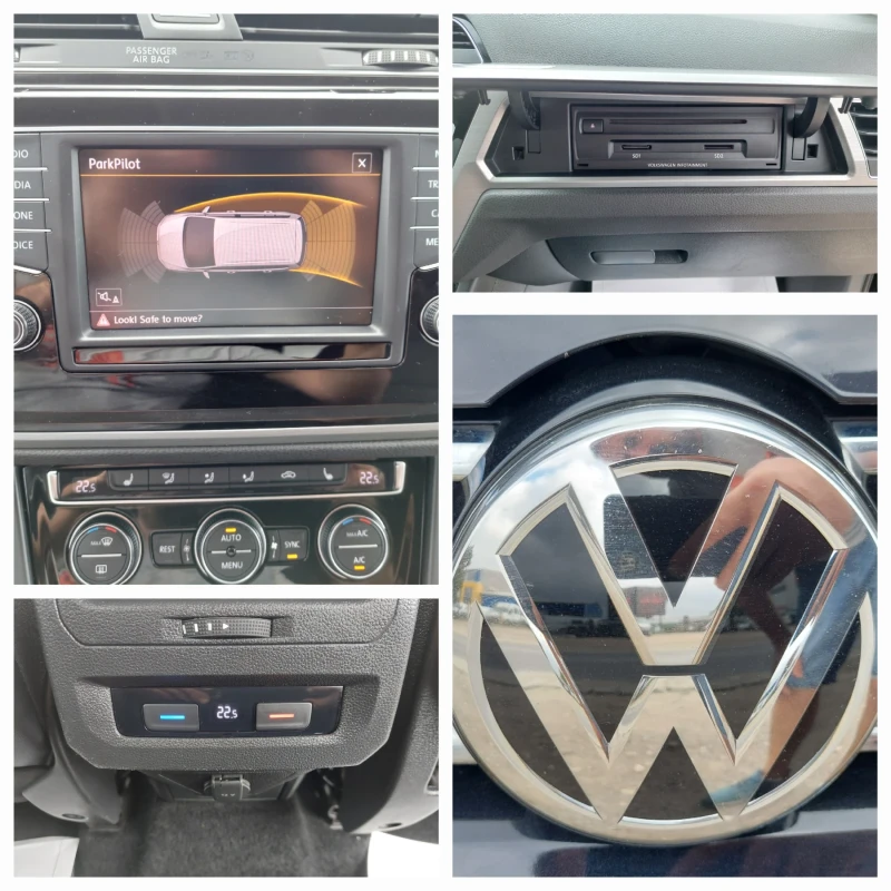 VW Touran 1.4TSI Automat 135900km Euro-6 , снимка 13 - Автомобили и джипове - 47392331