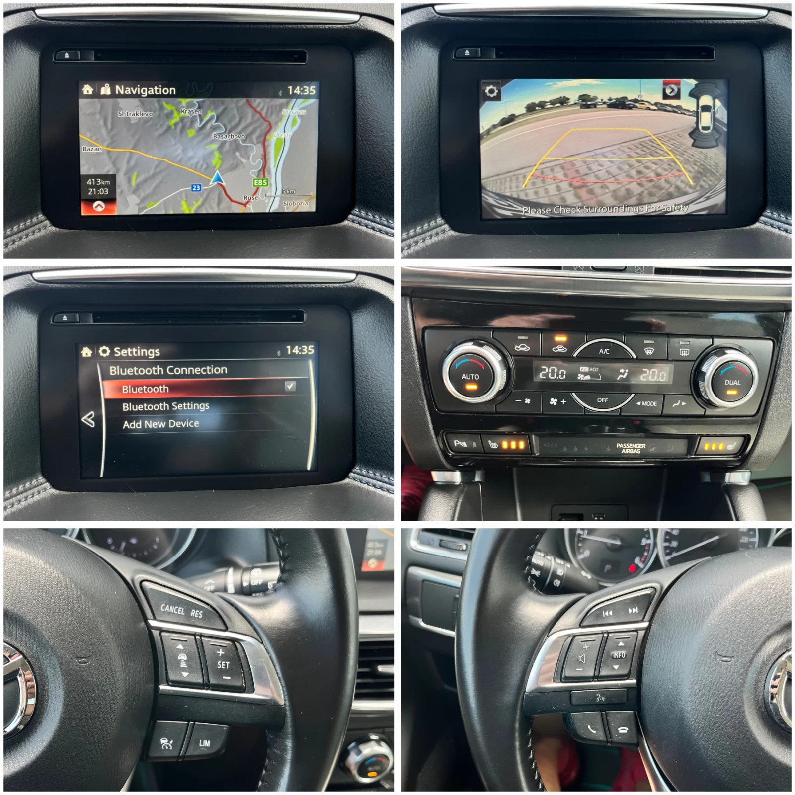 Mazda CX-5 2, 2d-175k/4x4/KEYLES/LED/ДИСТРОНИК/КАМЕРА/ТОП!!!, снимка 13 - Автомобили и джипове - 54580943