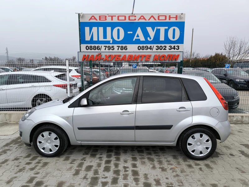 Ford Fiesta 1, 4 TDCi-75k.c.BC.ПЛАТЕНО, ПЕРФЕКТНА!, снимка 3 - Автомобили и джипове - 49297862