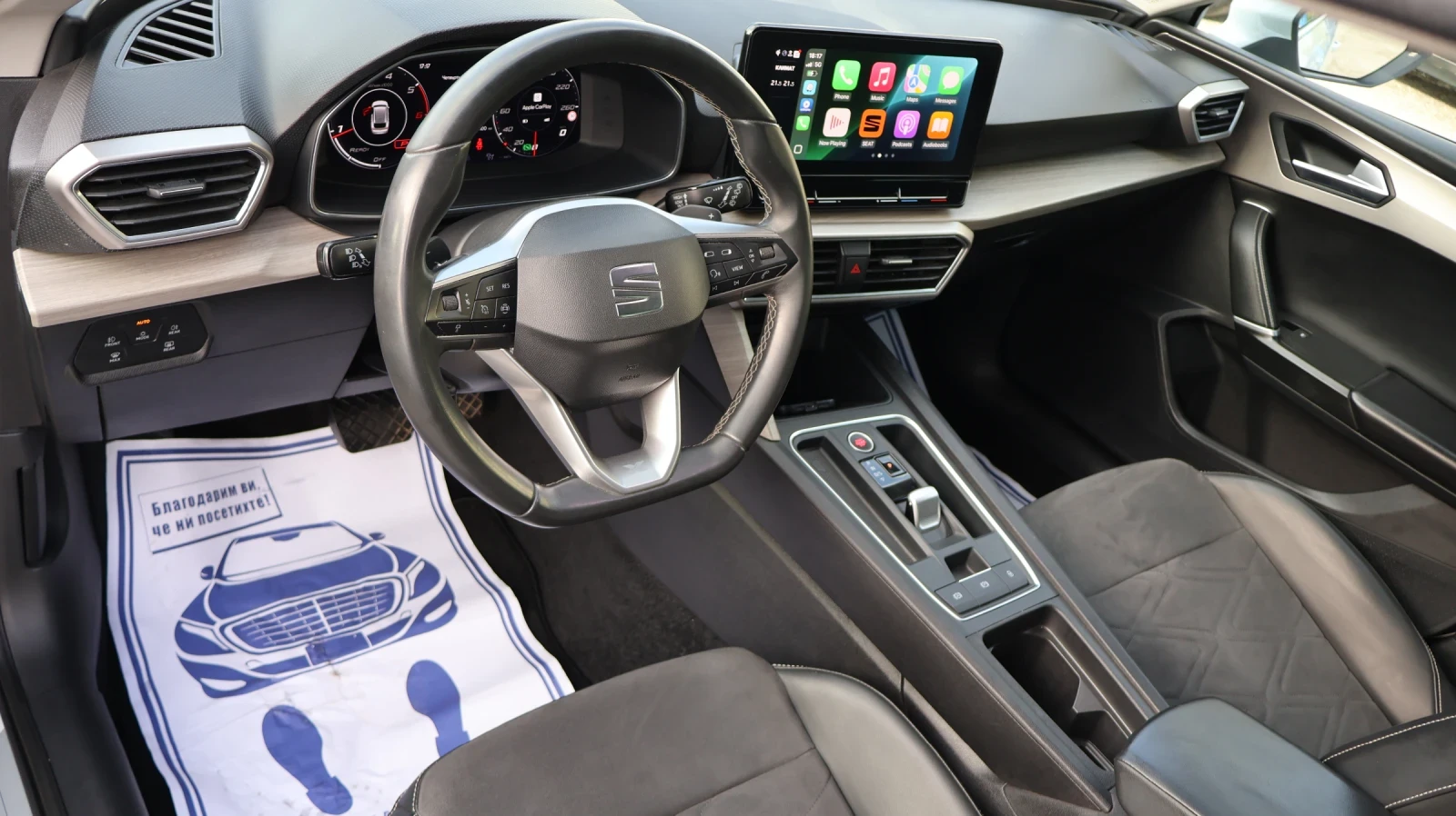 Seat Leon 2.0TDI 150 К.С. Xcellence DSG LED CARPLAY ДИСТРОН. - изображение 9