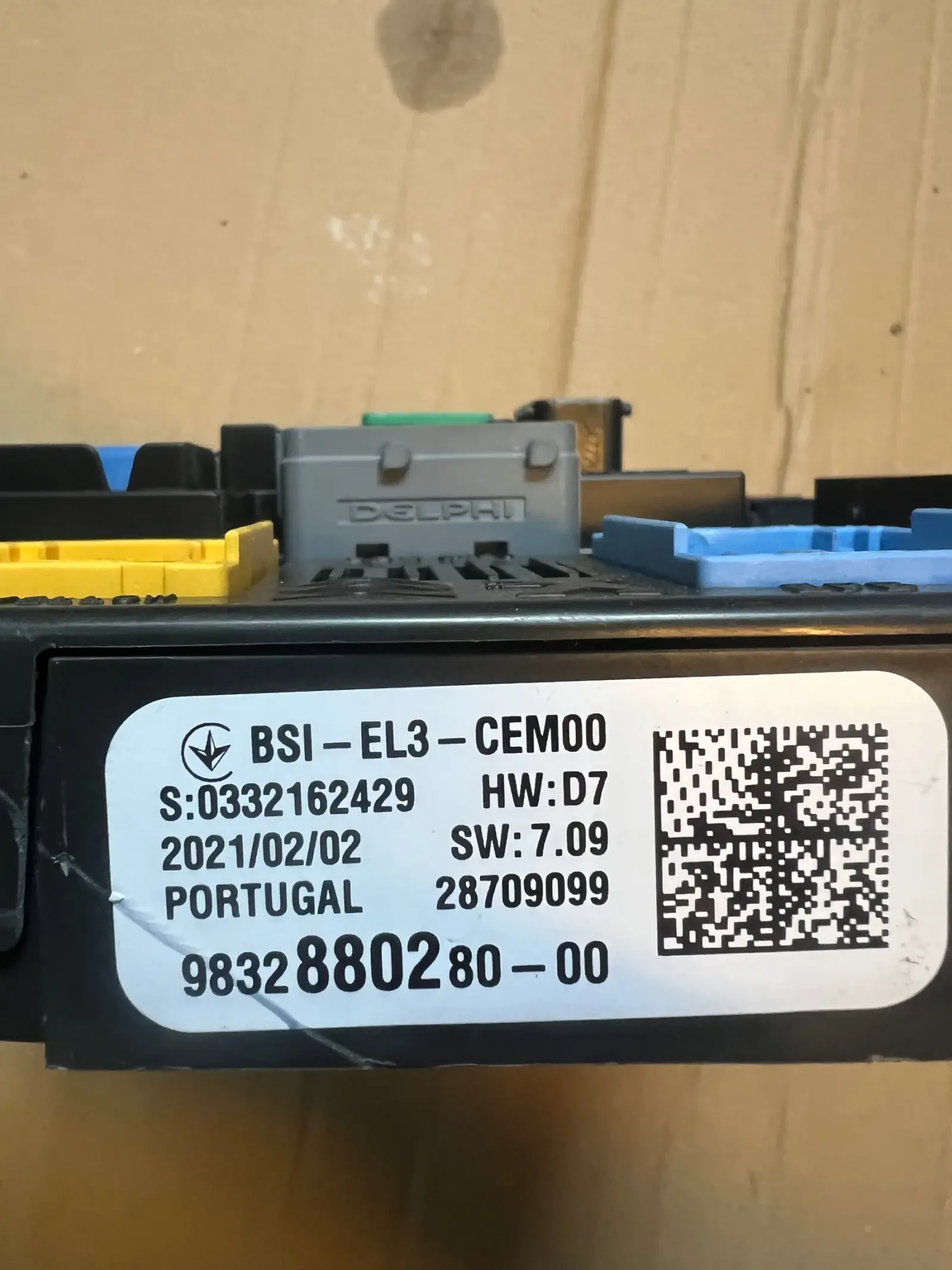 9832880280-00 BSI-EL3-CEM00  PEUGEOT RIFTER 28709099 | Mobile.bg   2