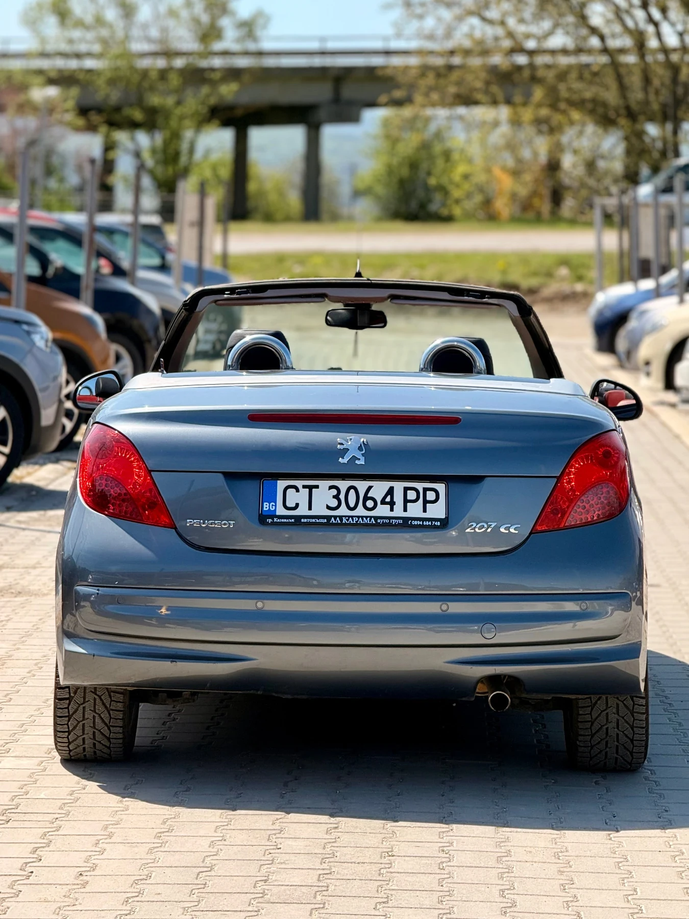 Peugeot 207 CC* Реална* Бартер* Кожа* Нави* Клима* Топ* , снимка 10 - Автомобили и джипове - 54350638