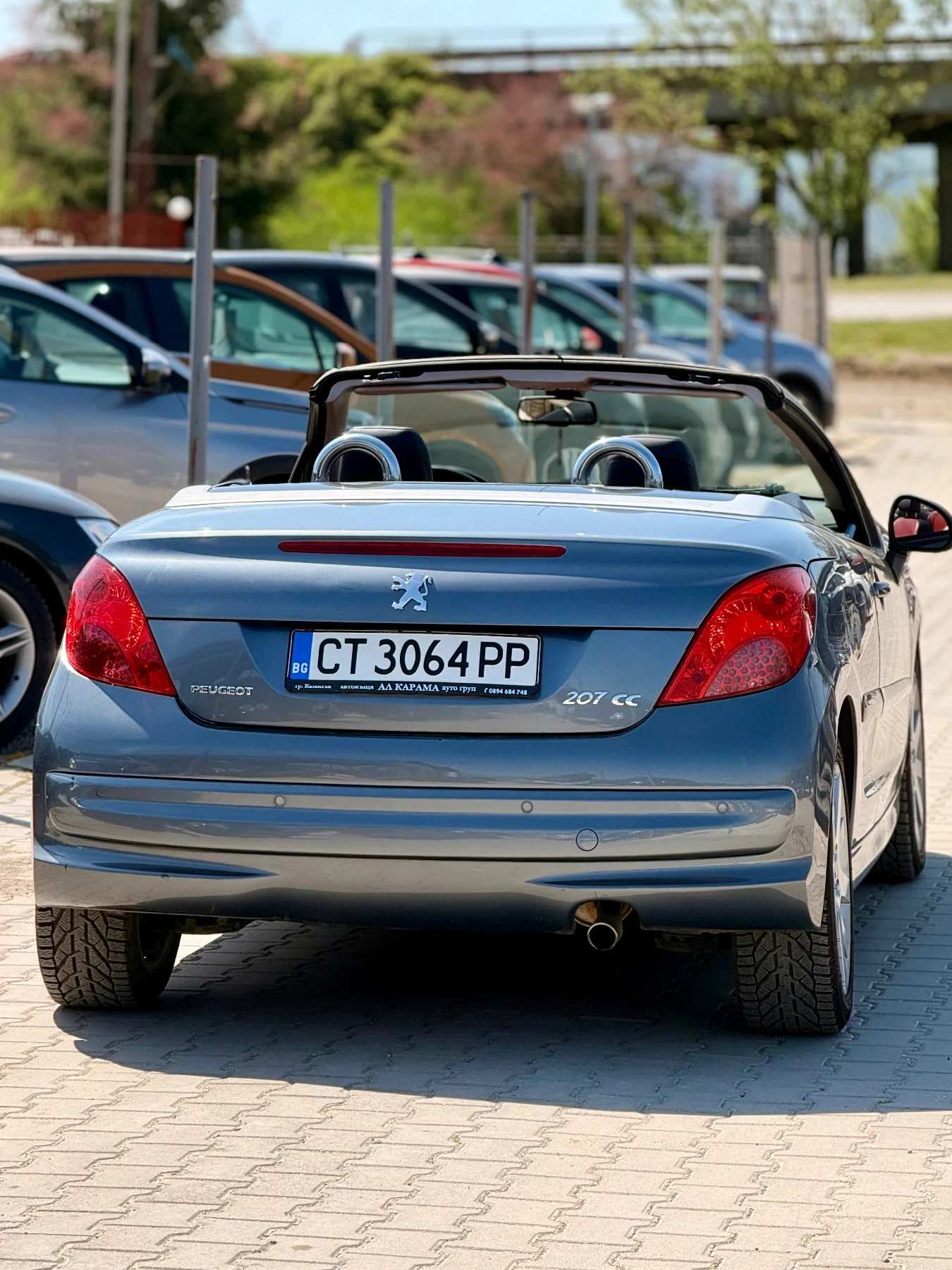 Peugeot 207 CC* Реална* Бартер* Кожа* Нави* Клима* Топ* , снимка 9 - Автомобили и джипове - 54350638
