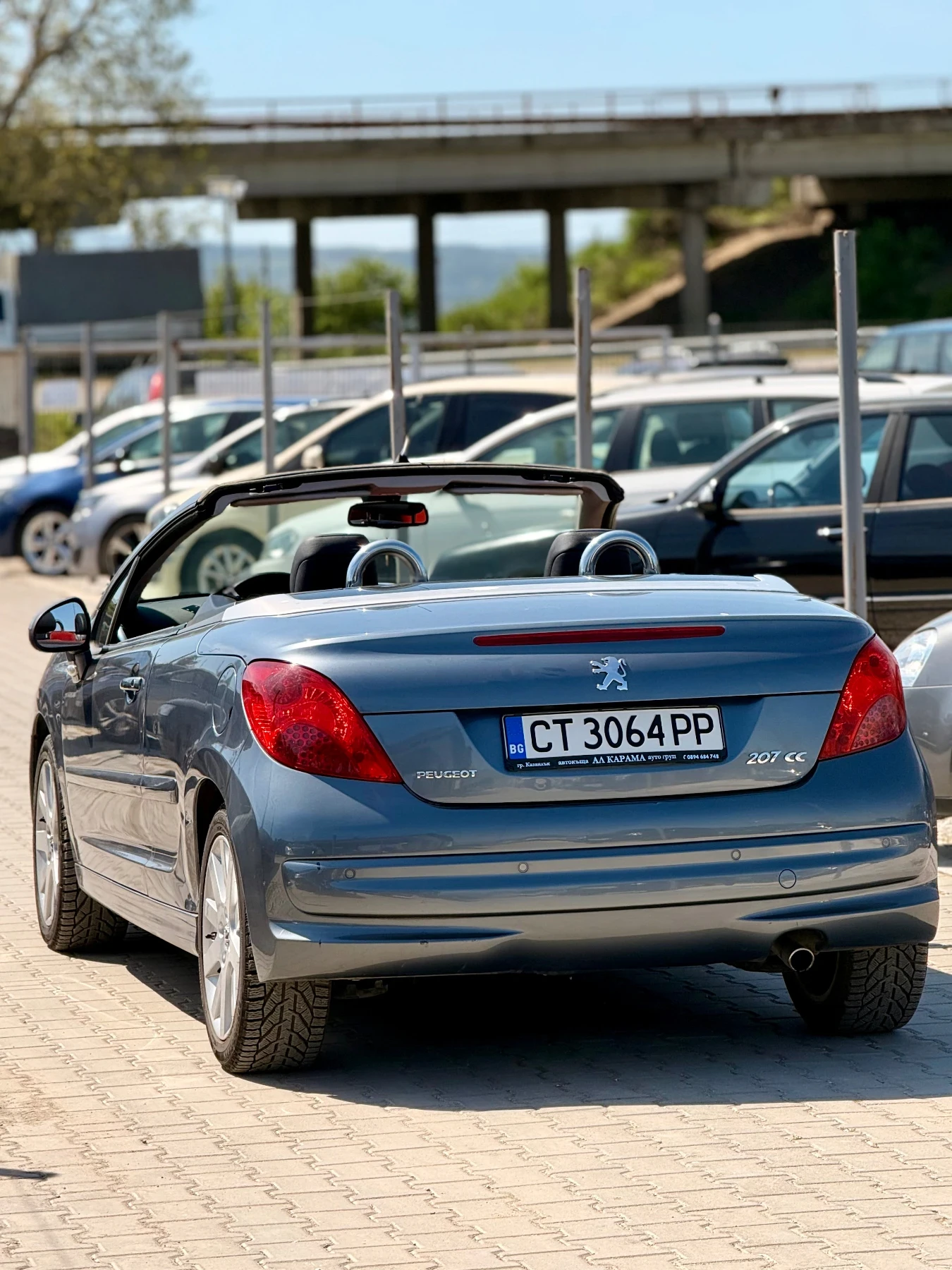 Peugeot 207 CC* Реална* Бартер* Кожа* Нави* Клима* Топ* , снимка 11 - Автомобили и джипове - 54350638