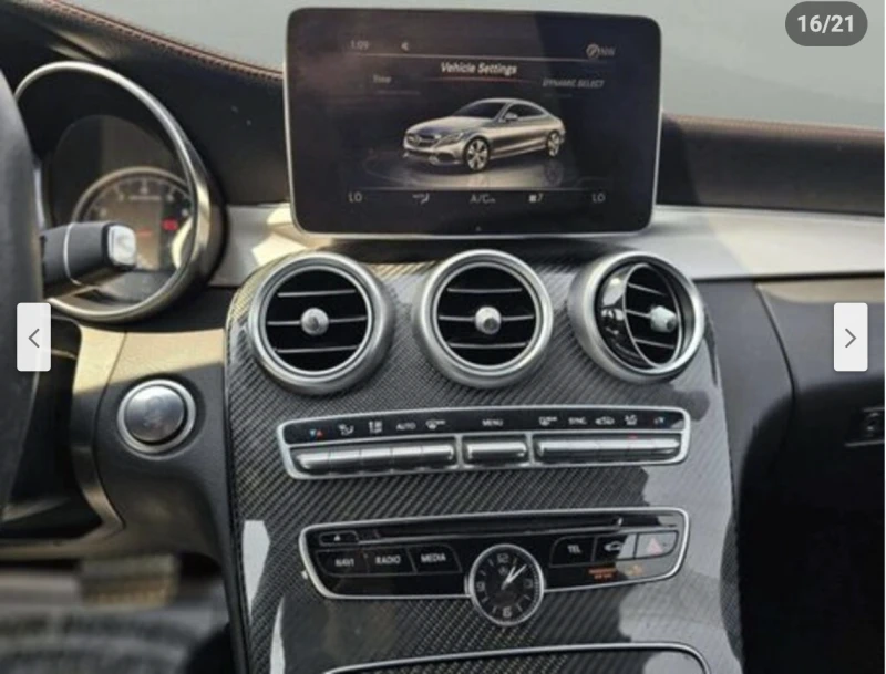 Mercedes-Benz C 43 AMG 4MATIC* BURMESTER* 360КАМЕРА* ДИСТРОНИК* ПОДГРЕВ* , снимка 11 - Автомобили и джипове - 52699631