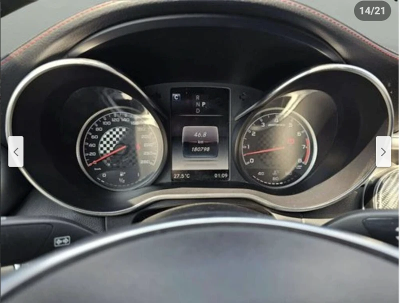Mercedes-Benz C 43 AMG 4MATIC* BURMESTER* 360КАМЕРА* ДИСТРОНИК* ПОДГРЕВ* , снимка 10 - Автомобили и джипове - 52699631