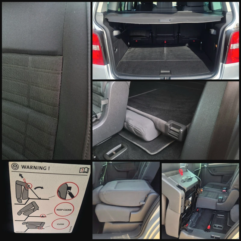 VW Touran АВТОМАТИК / СЕДЕМ МЕСТА, снимка 6 - Автомобили и джипове - 52308532