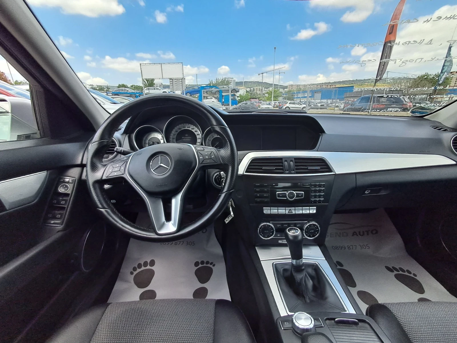 Mercedes-Benz C 180 1.8i AVANTGARDE, НАВИГАЦИЯ, снимка 12 - Автомобили и джипове - 55174202