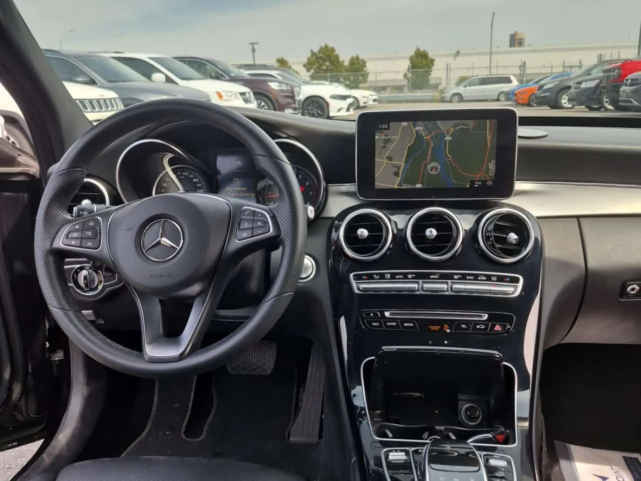 Mercedes-Benz C 300 АМГ ПАКЕТ/CARFAX/ПОДГРЕВ/ПАМЕТ/ПАНОРАМА/, снимка 10 - Автомобили и джипове - 55409914