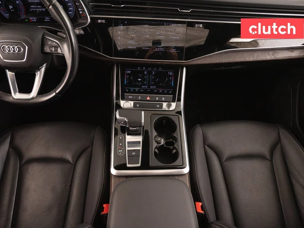 Audi Q8 QUATTRO* MATRIX* ДИСТРОНИК* ПОДГРЕВ* ОБДУХ* 360* , снимка 9 - Автомобили и джипове - 55786165