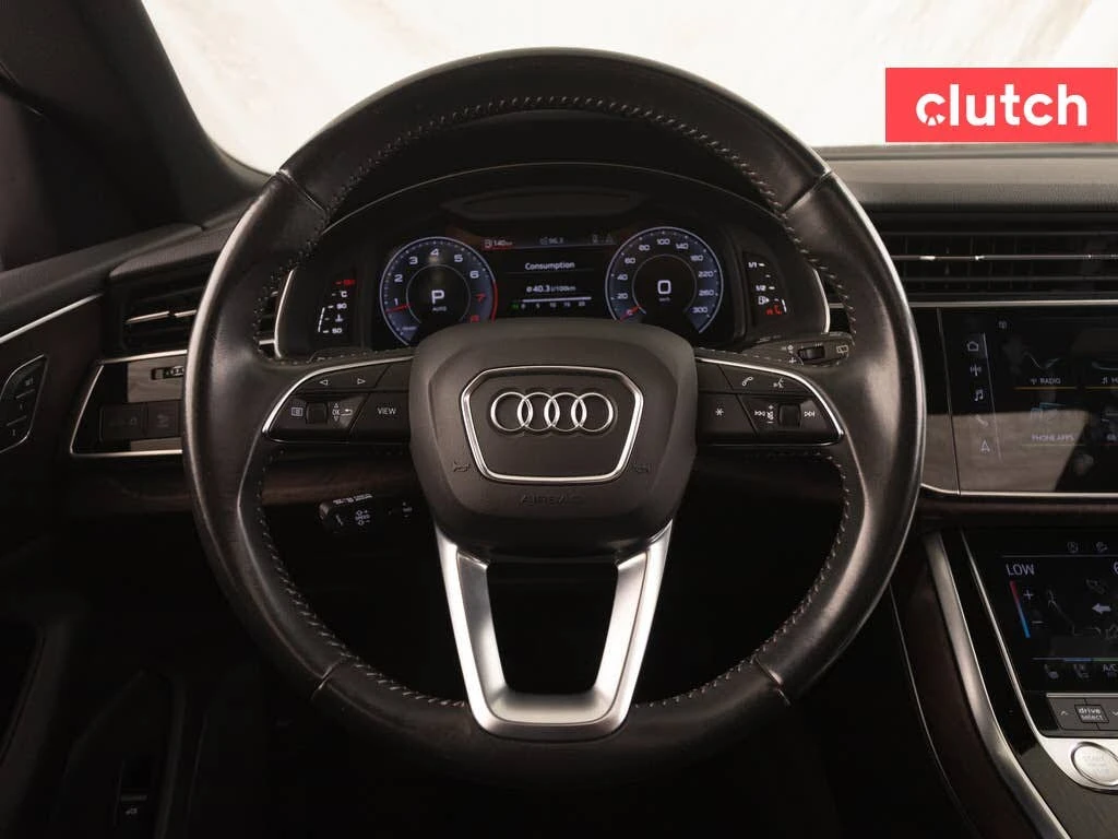 Audi Q8 QUATTRO* MATRIX* ДИСТРОНИК* ПОДГРЕВ* ОБДУХ* 360* , снимка 7 - Автомобили и джипове - 55786165